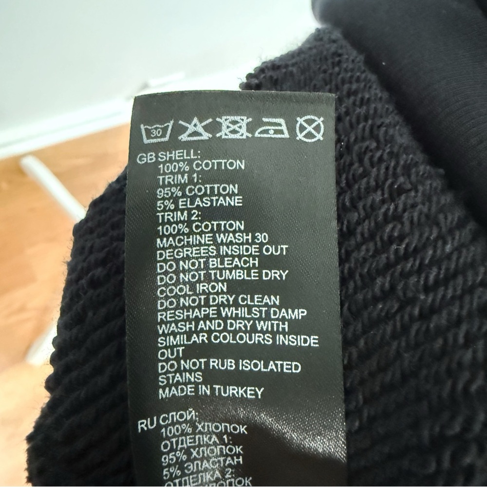 REISS BLACK TAN RIBBED TURTLENECK CUFFS ROBYN TUNIC SWEATER SWEATSHIRT - Picture 8 of 12